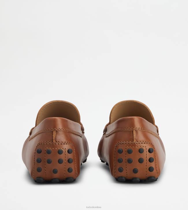 Tod\'s 8NXV730 hnedá muži gommino vodičské topánky v koži