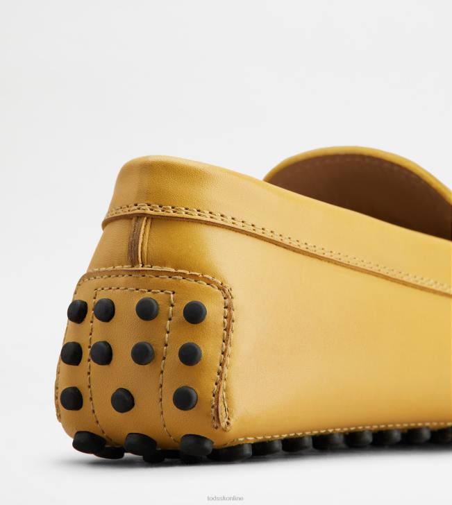 Tod\'s 8NXV731 žltá muži gommino vodičské topánky v koži