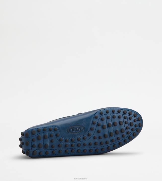 Tod\'s 8NXV738 Modrá muži gommino vodičské topánky v koži