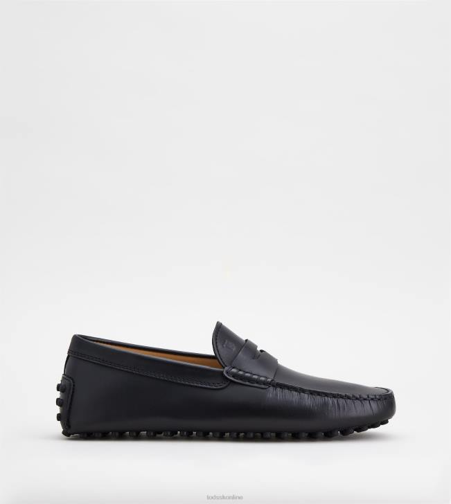 Tod's 8NXV740 čierna muži gommino vodičské topánky v koži