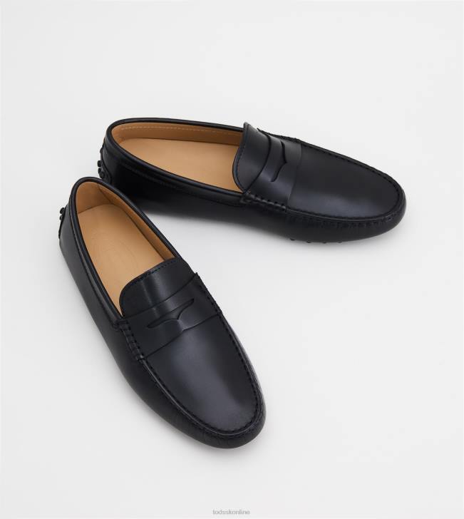 Tod\'s 8NXV740 čierna muži gommino vodičské topánky v koži