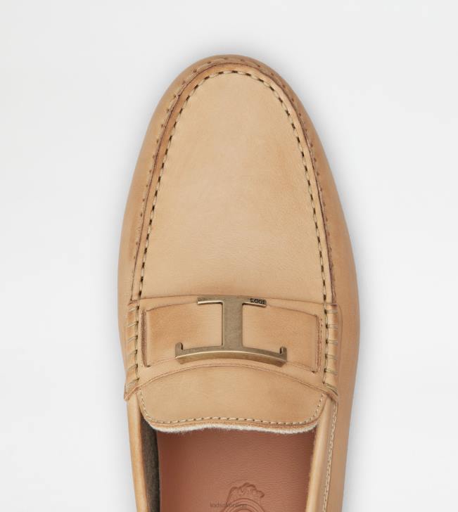 Tod\'s 8NXV750 béžová muži t nadčasové mestské gommino vodičské topánky v koži
