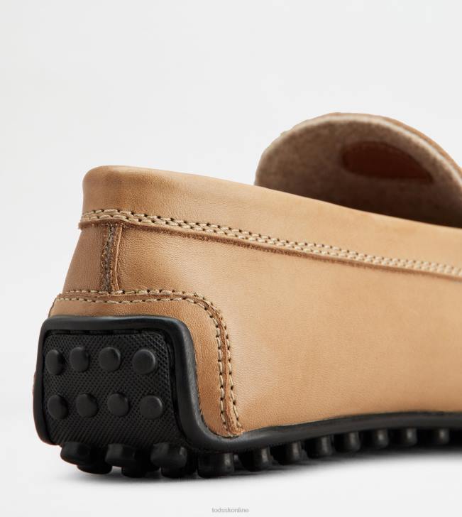 Tod\'s 8NXV750 béžová muži t nadčasové mestské gommino vodičské topánky v koži