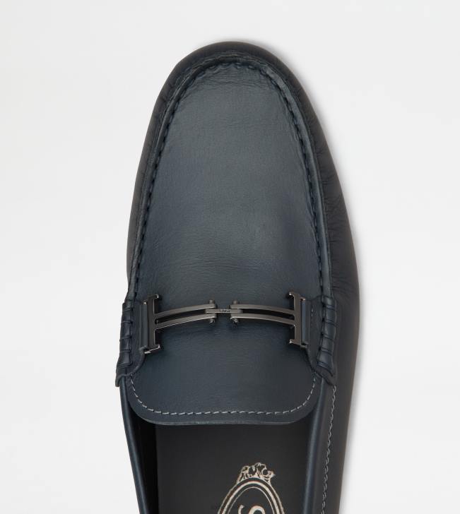 Tod\'s 8NXV752 Modrá muži mestské gommino vodičské topánky v koži