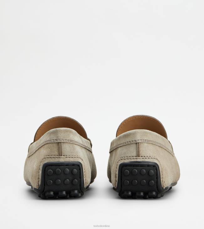 Tod\'s 8NXV753 béžová muži mestské gommino vodičské topánky v semišovej úprave