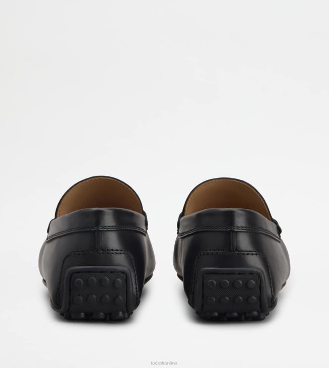 Tod\'s 8NXV757 čierna muži mestské gommino vodičské topánky v koži
