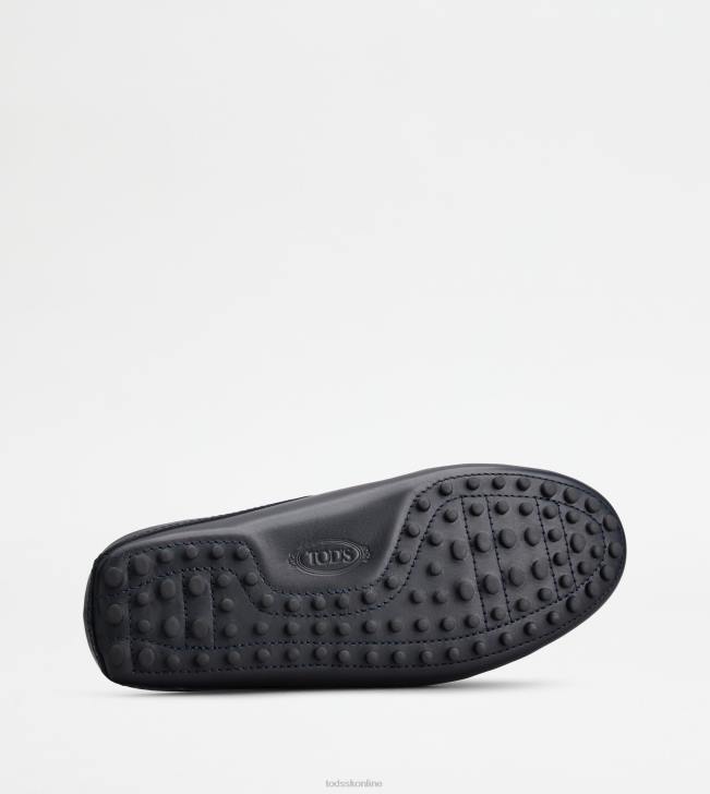Tod\'s 8NXV762 Modrá muži gommino mule topánky v koži