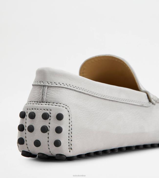 Tod\'s 8NXV764 svetlo modrá muži gommino vodičské topánky z nubuku