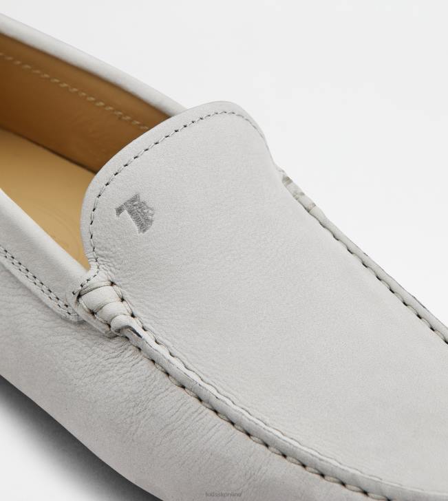 Tod\'s 8NXV764 svetlo modrá muži gommino vodičské topánky z nubuku