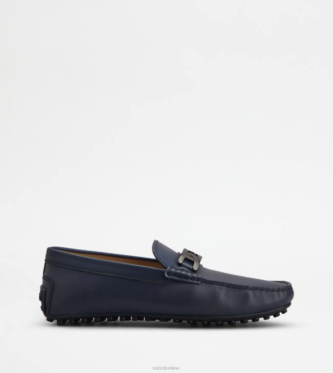 Tod's 8NXV766 Modrá muži mestské gommino vodičské topánky v koži