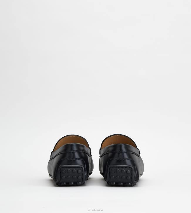 Tod\'s 8NXV767 čierna muži mestské gommino vodičské topánky v koži