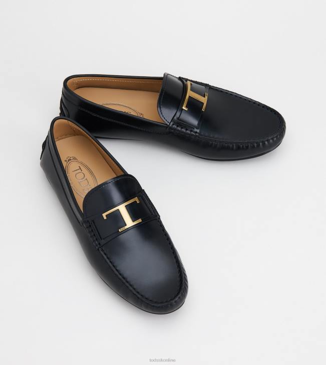 Tod\'s 8NXV767 čierna muži mestské gommino vodičské topánky v koži
