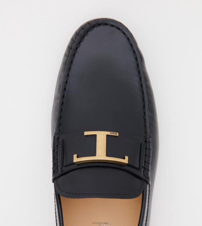 Tod\'s 8NXV767 čierna muži mestské gommino vodičské topánky v koži