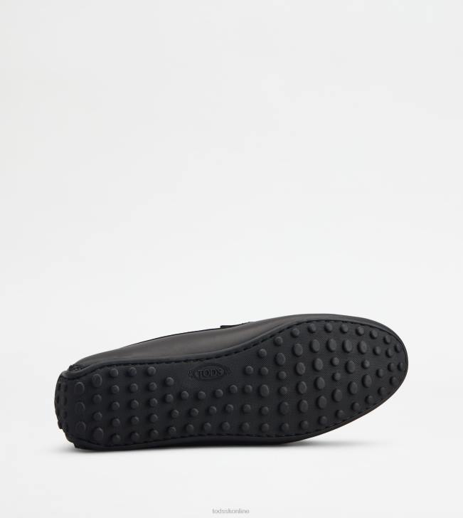 Tod\'s 8NXV768 čierna muži mestské gommino vodičské topánky v koži