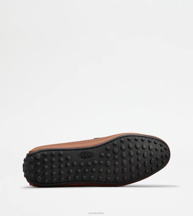 Tod\'s 8NXV770 hnedá muži mestské gommino vodičské topánky v koži