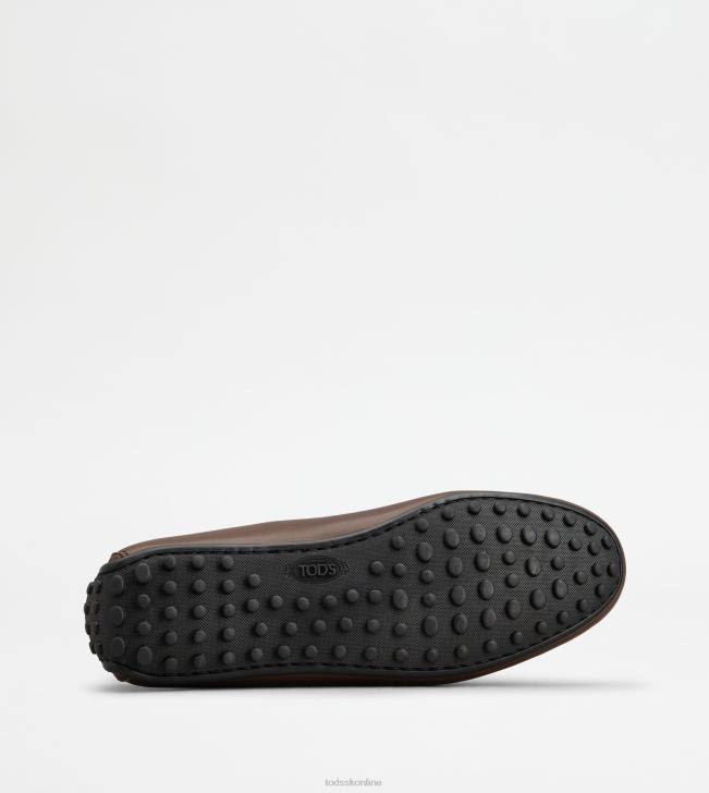 Tod\'s 8NXV771 hnedá muži mestské gommino vodičské topánky v koži
