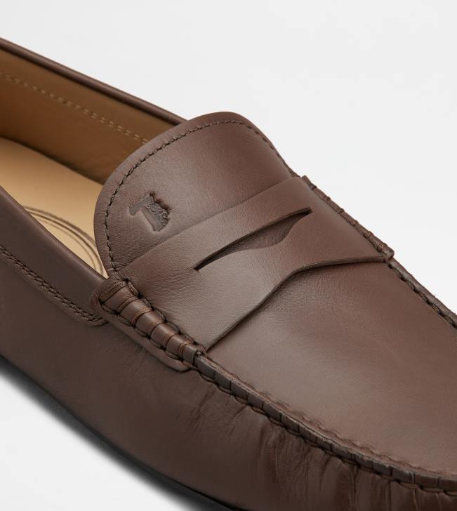 Tod\'s 8NXV771 hnedá muži mestské gommino vodičské topánky v koži