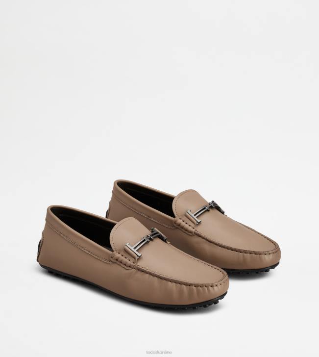 Tod\'s 8NXV773 béžová muži mestské gommino vodičské topánky v koži