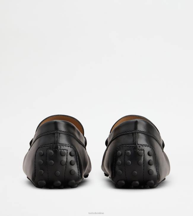 Tod\'s 8NXV775 čierna muži gommino vodičské topánky v koži
