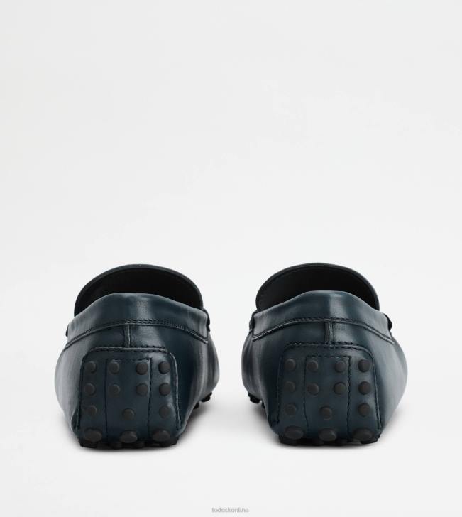 Tod\'s 8NXV778 Modrá muži gommino vodičské topánky v koži