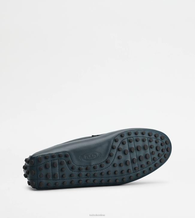 Tod\'s 8NXV778 Modrá muži gommino vodičské topánky v koži