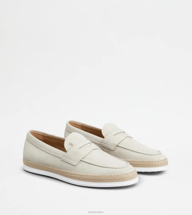 Tod\'s 8NXV640 béžová muži mokasíny v semišu
