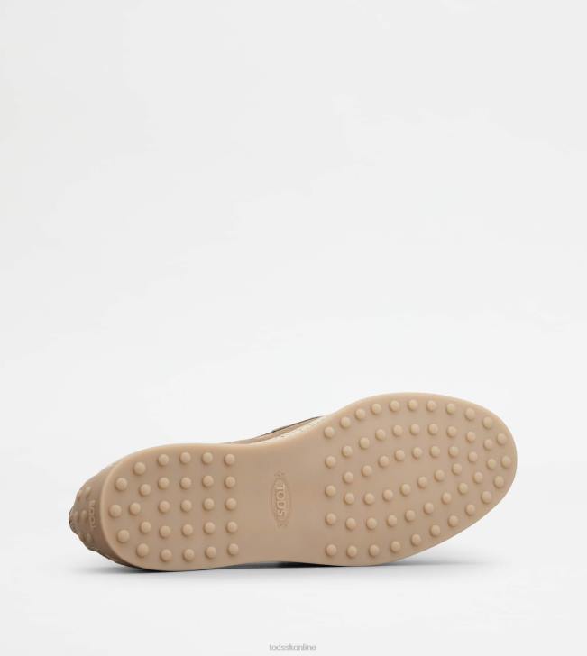 Tod\'s 8NXV644 béžová muži mokasíny v semišu
