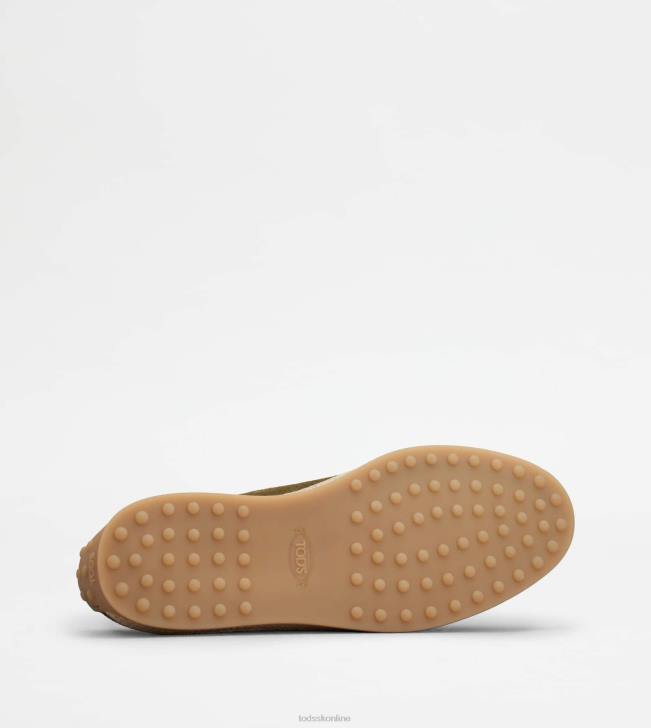 Tod\'s 8NXV646 zelená muži mokasíny v semišu