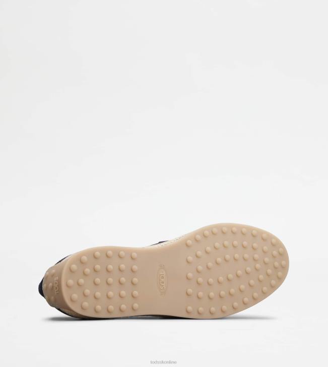Tod\'s 8NXV647 Modrá muži mokasíny v semišu