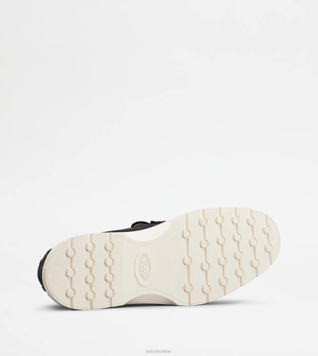 Tod\'s 8NXV648 Modrá muži semišové mokasíny