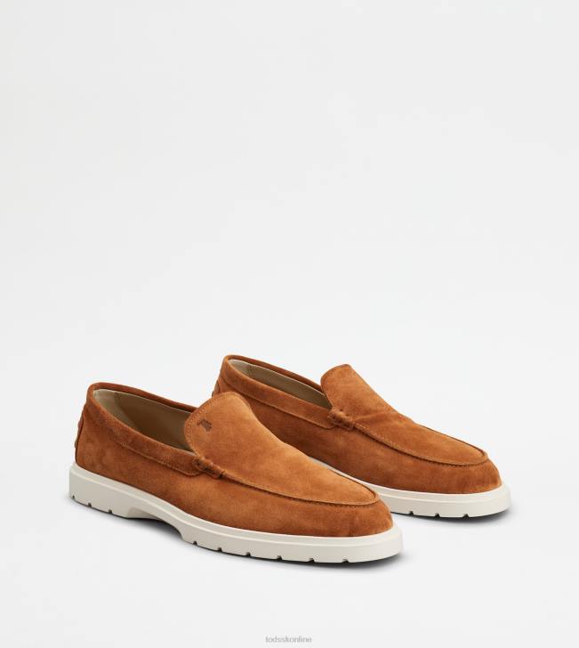 Tod\'s 8NXV649 hnedá muži semišové mokasíny