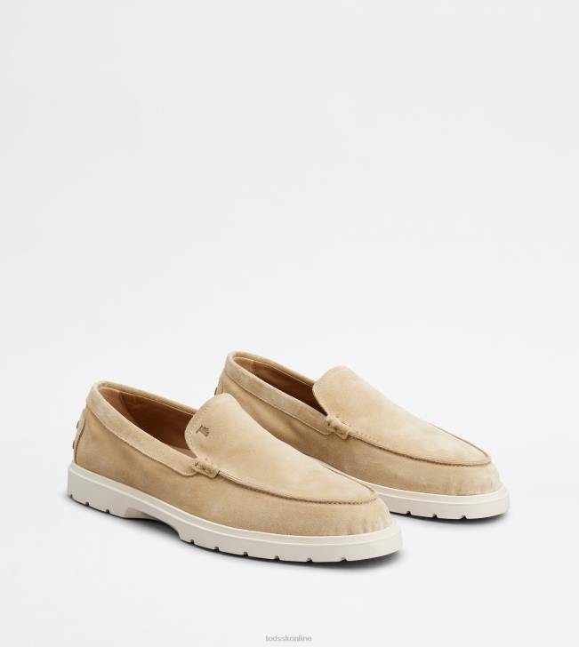Tod\'s 8NXV651 off white muži semišové mokasíny
