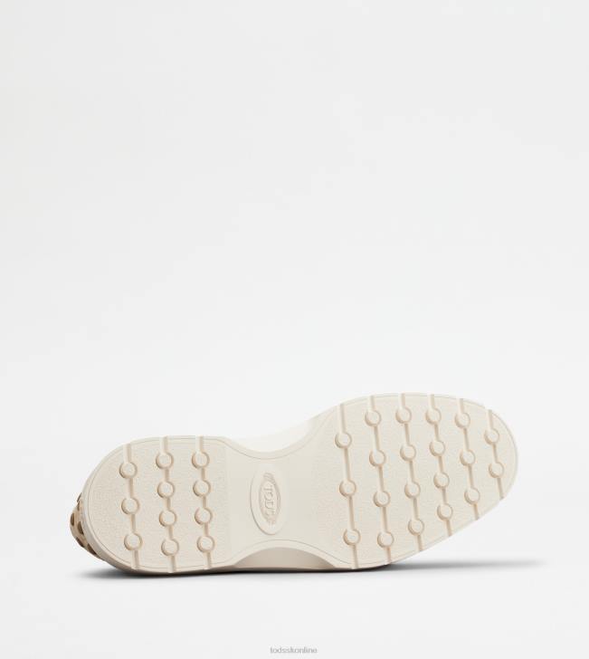 Tod\'s 8NXV651 off white muži semišové mokasíny