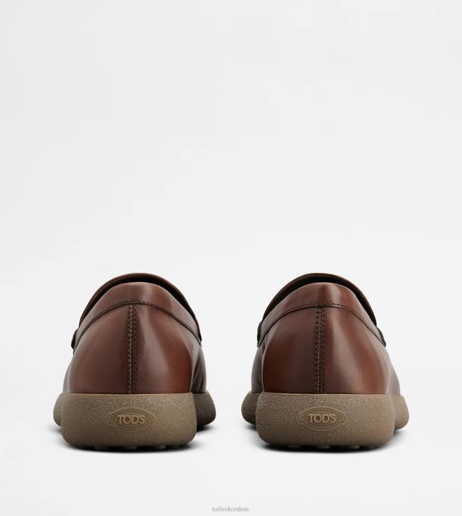 Tod\'s 8NXV652 hnedá muži mokasíny v koži