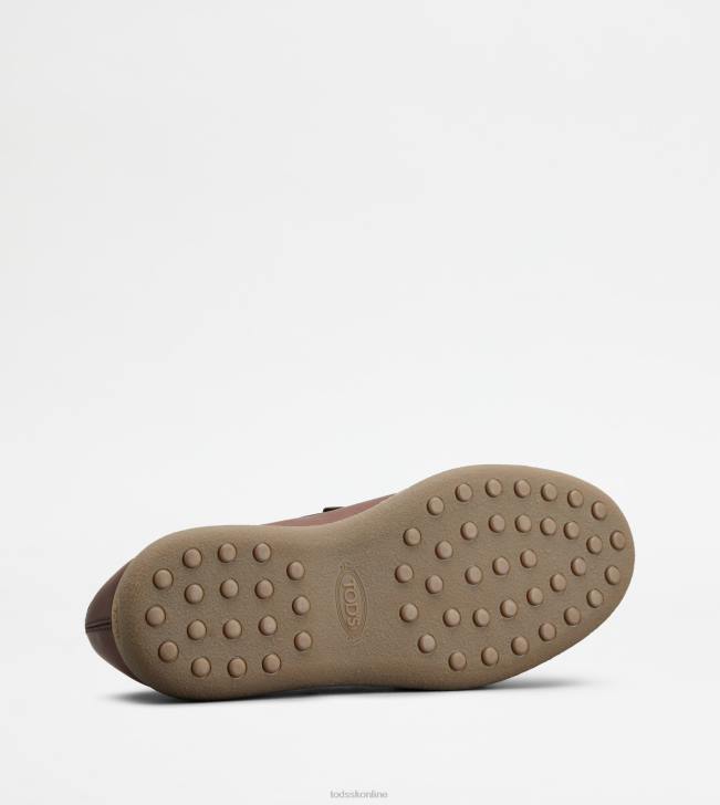 Tod\'s 8NXV652 hnedá muži mokasíny v koži