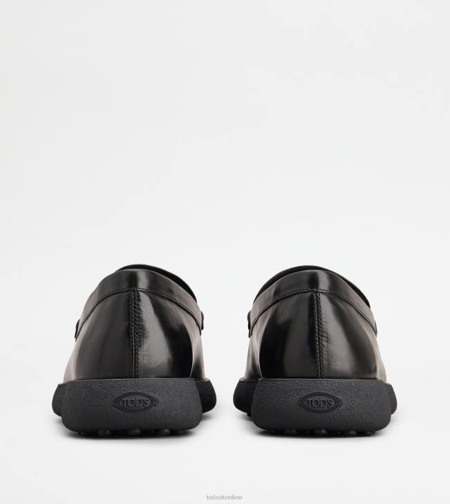 Tod\'s 8NXV653 čierna muži mokasíny v koži