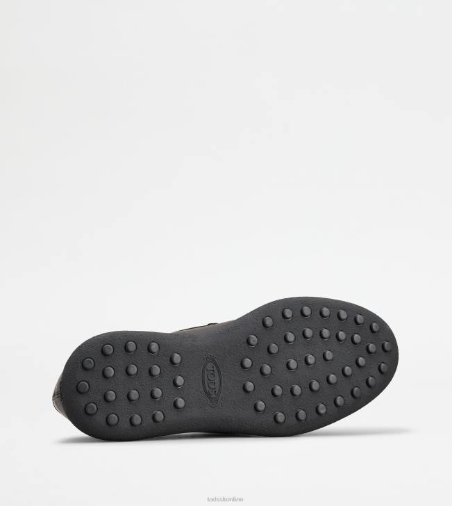 Tod\'s 8NXV653 čierna muži mokasíny v koži