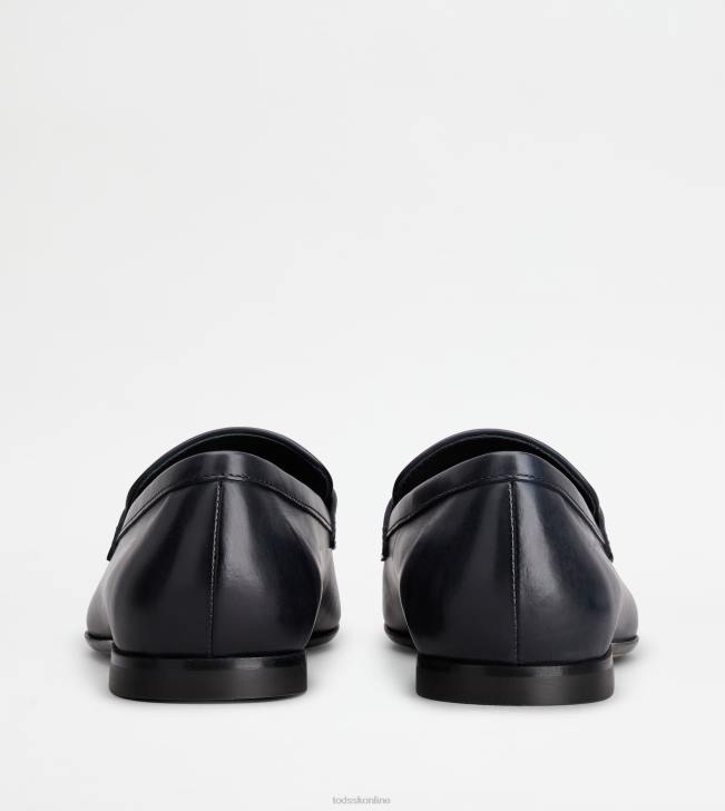 Tod\'s 8NXV655 Modrá muži t nadčasové mokasíny v koži
