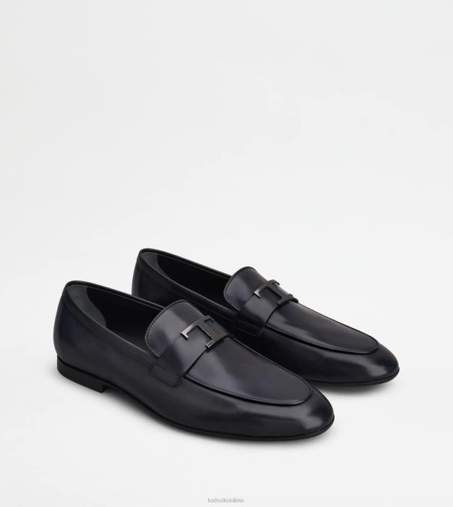 Tod\'s 8NXV655 Modrá muži t nadčasové mokasíny v koži