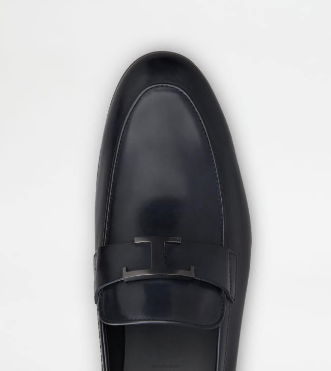 Tod\'s 8NXV655 Modrá muži t nadčasové mokasíny v koži