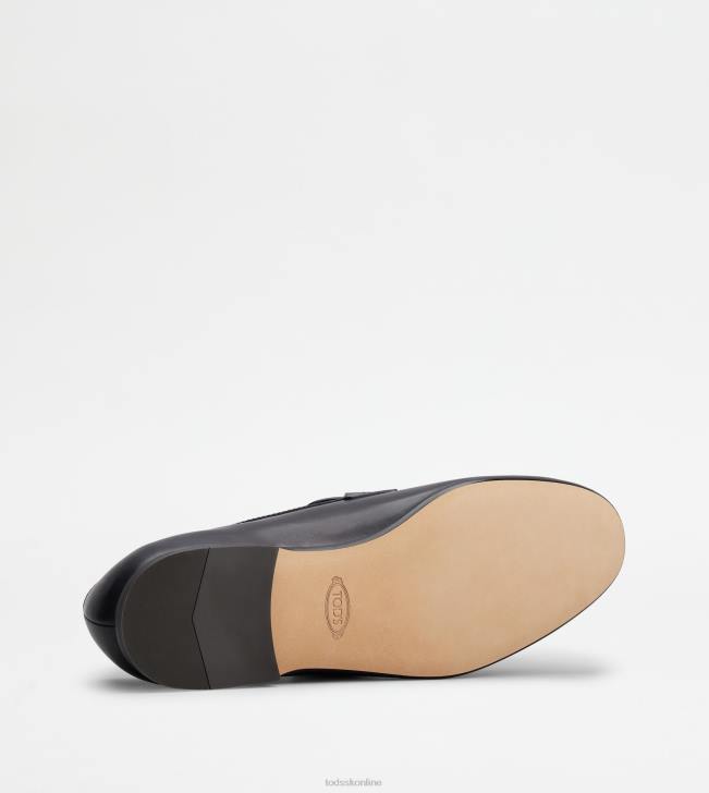 Tod\'s 8NXV655 Modrá muži t nadčasové mokasíny v koži