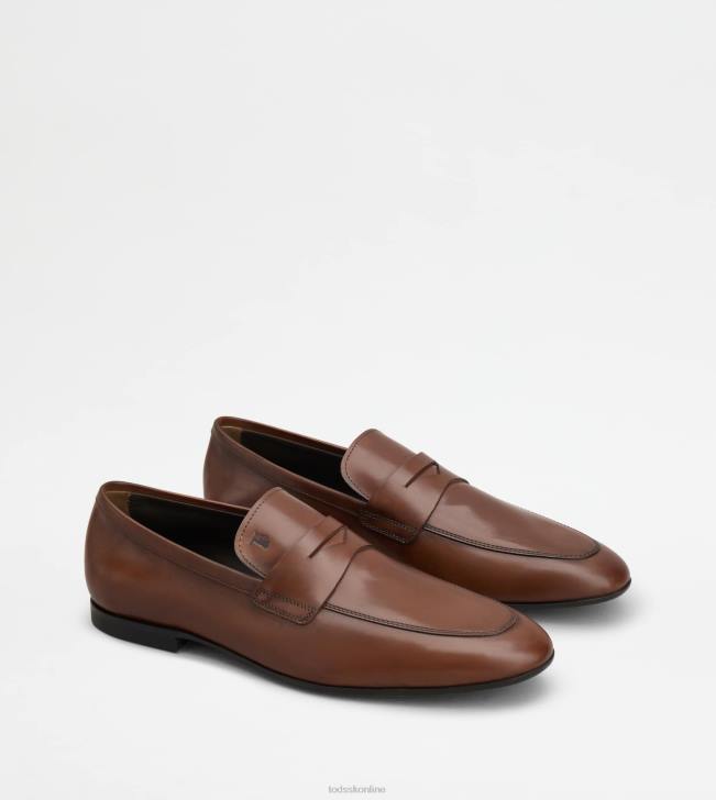 Tod\'s 8NXV657 hnedá muži mokasíny v koži