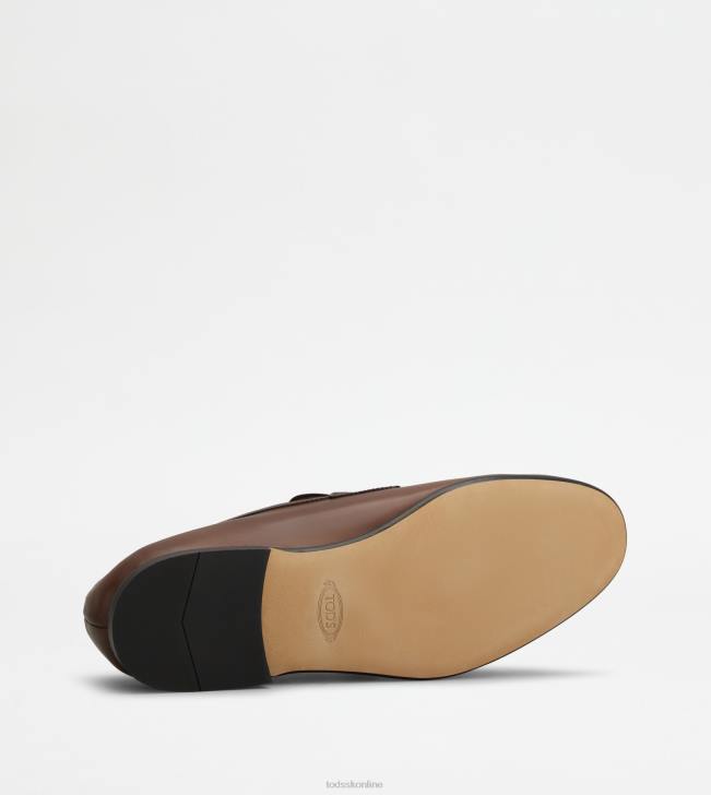Tod\'s 8NXV657 hnedá muži mokasíny v koži