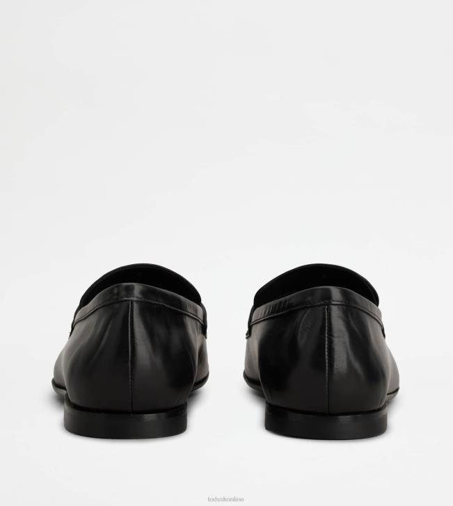 Tod\'s 8NXV659 čierna muži mokasíny v koži
