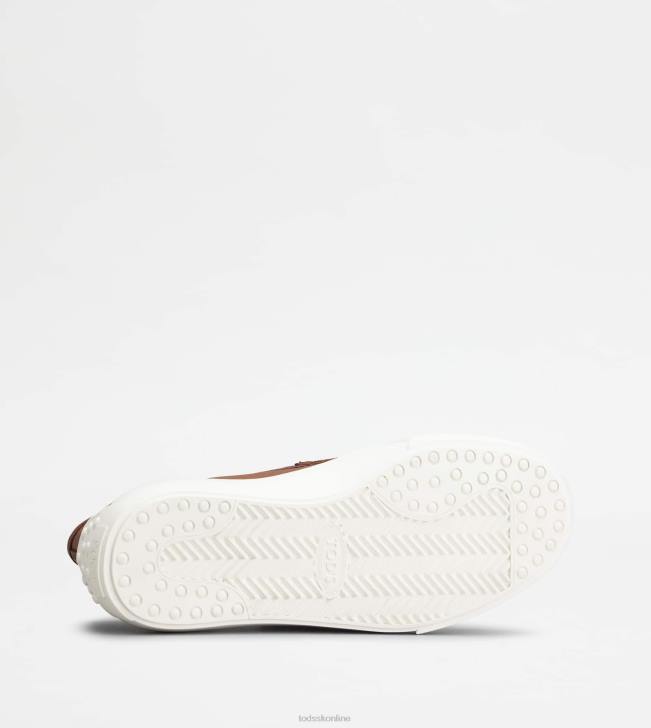 Tod\'s 8NXV660 hnedá muži mokasíny v koži