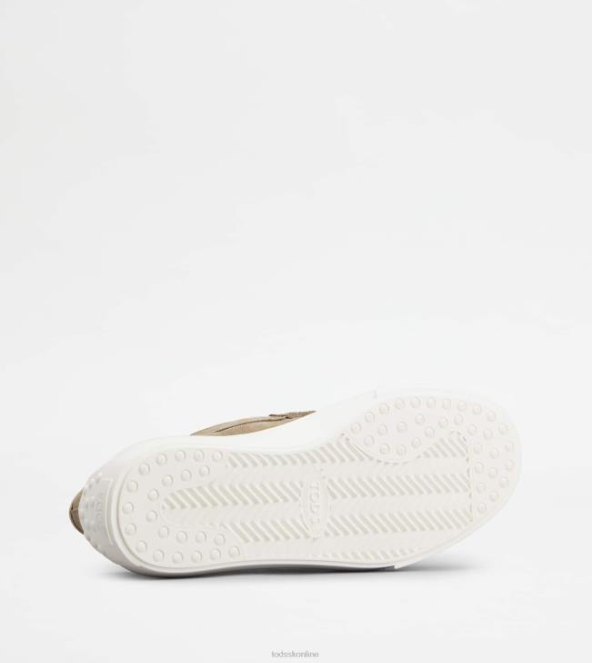 Tod\'s 8NXV662 béžová muži mokasíny v semišu