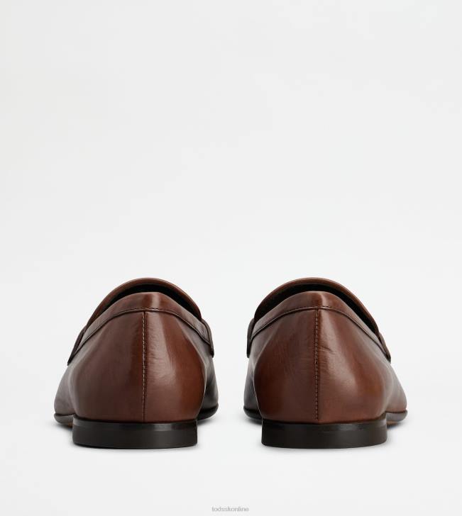 Tod\'s 8NXV664 hnedá muži t nadčasové mokasíny v koži