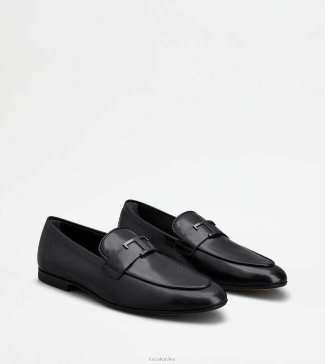 Tod\'s 8NXV665 čierna muži t nadčasové mokasíny v koži