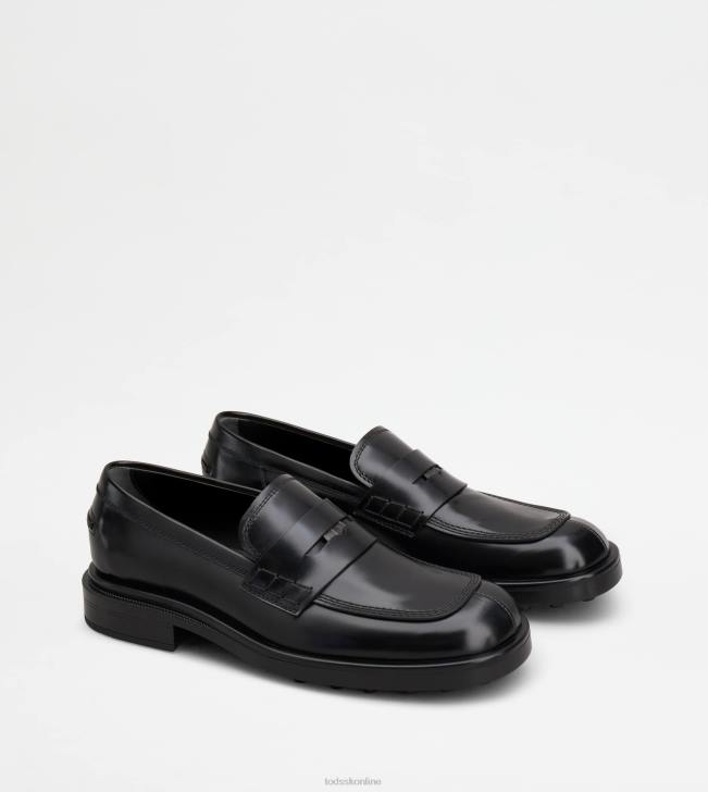 Tod\'s 8NXV668 čierna muži mokasíny v koži