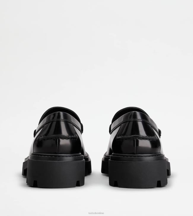 Tod\'s 8NXV669 čierna muži mokasíny v koži